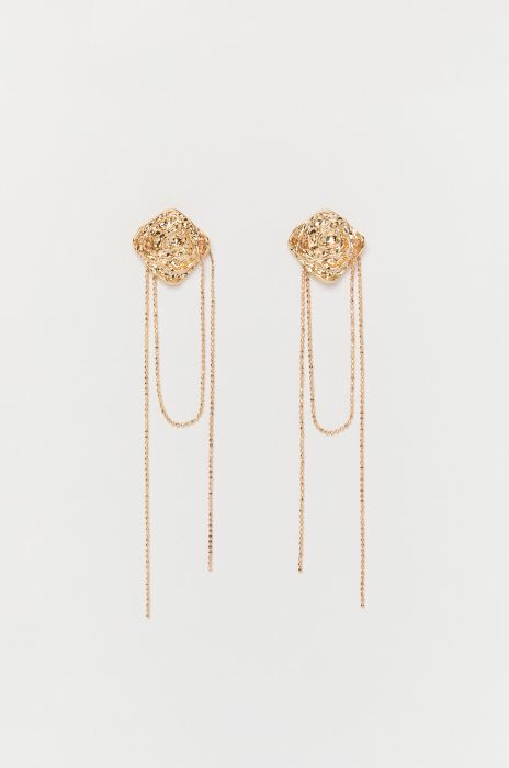 Kolczyki z podwójnym łańcuszkiem Solar Obraz 2