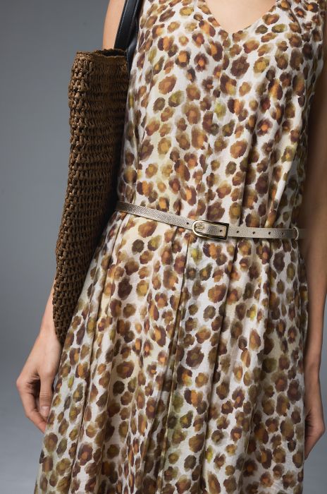 Sukienka maxi ze zwierzęcym printem Solar Obraz 4