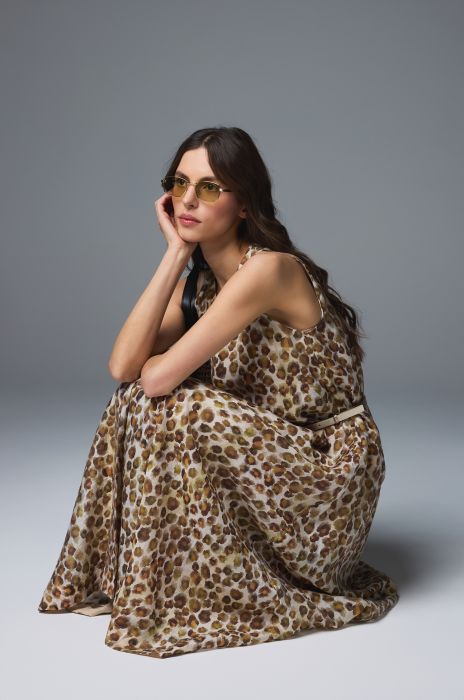 Sukienka maxi ze zwierzęcym printem Solar Obraz 1