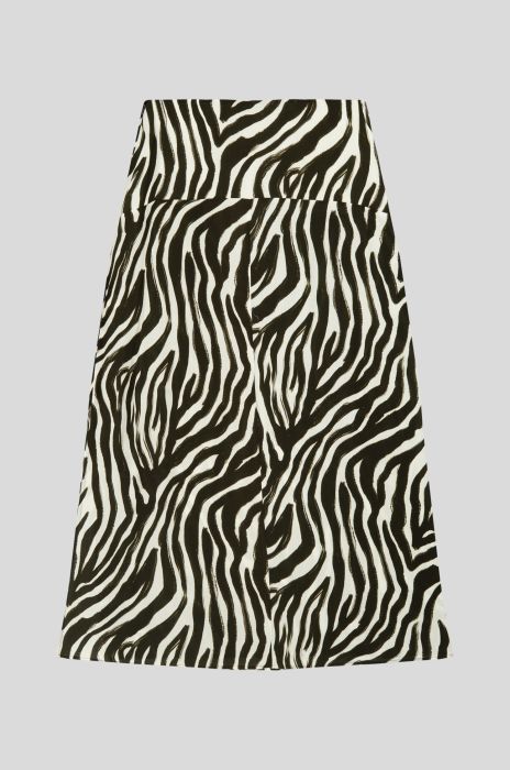 Wiskozowa spódnica ze zwierzęcym printem Solar Obraz 5