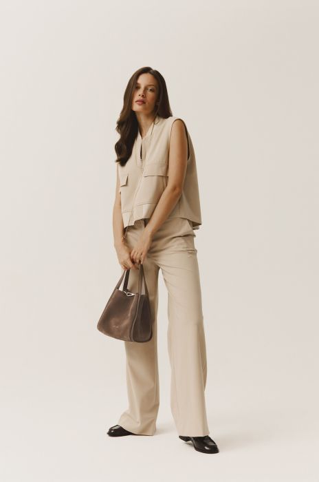 Torebka skórzana typu bucket Solar Obraz 5