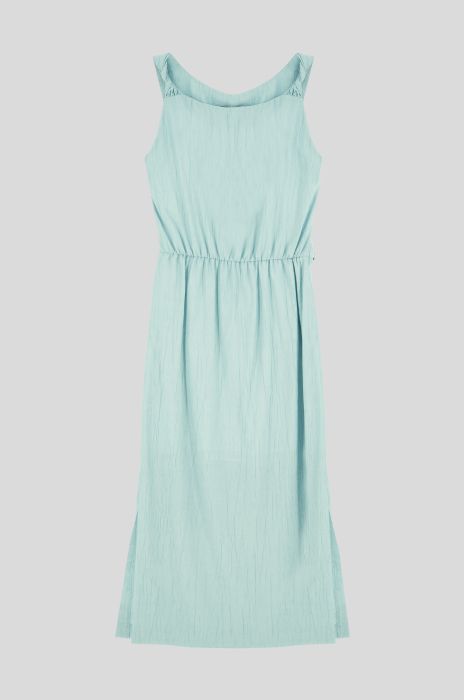 Błękitna sukienka z ozdobnym detalem Solar Obraz 5