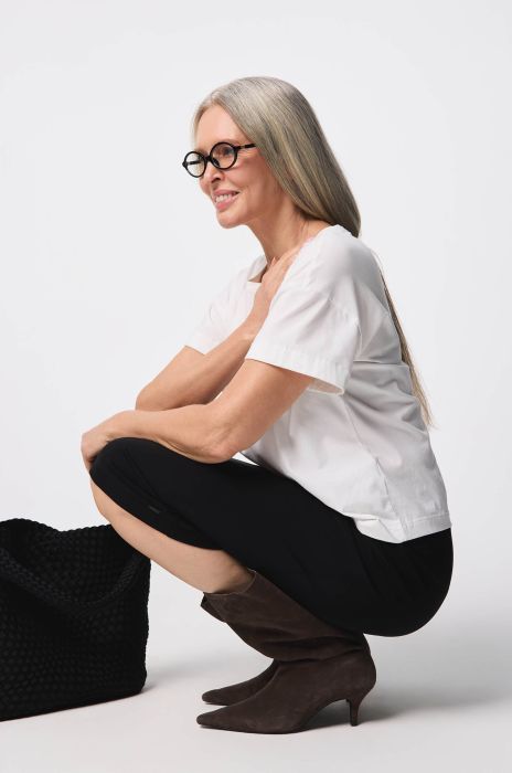 Dzianinowa spódnica do kolan Solar Obraz 2