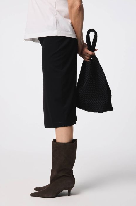 Dzianinowa spódnica do kolan Solar Obraz 4