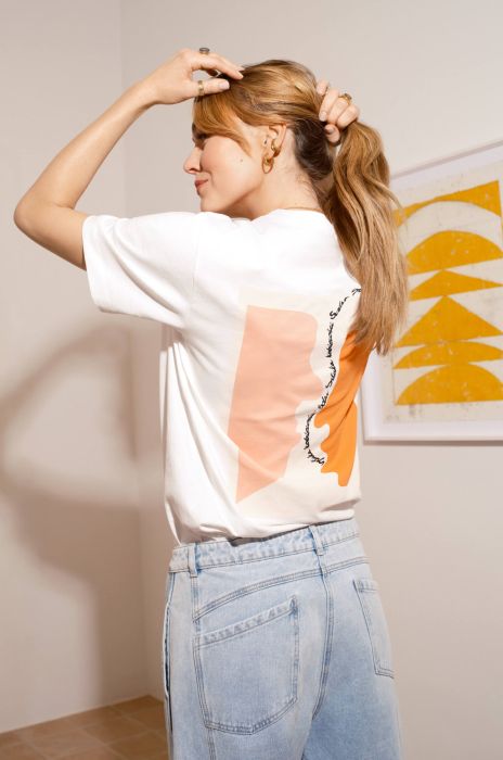 Bawełniana bluzka sztuka kobiecości Solar Obraz 1