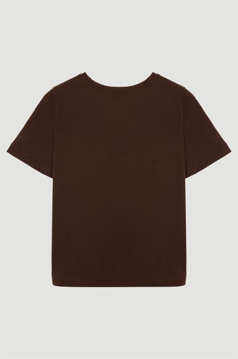 Bluzka z haftem w kształcie jamnika Solar Obraz 5