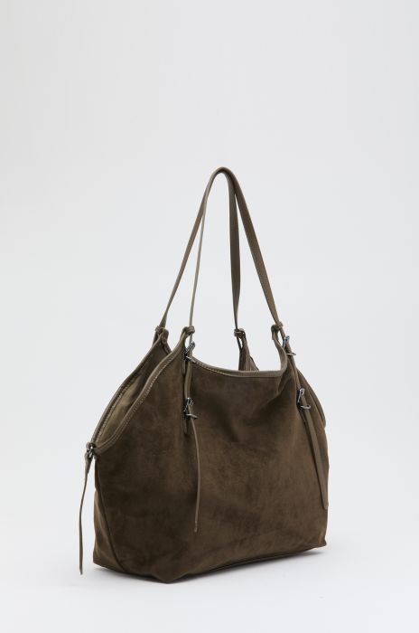 Torebka shopper khaki Solar Obraz 4