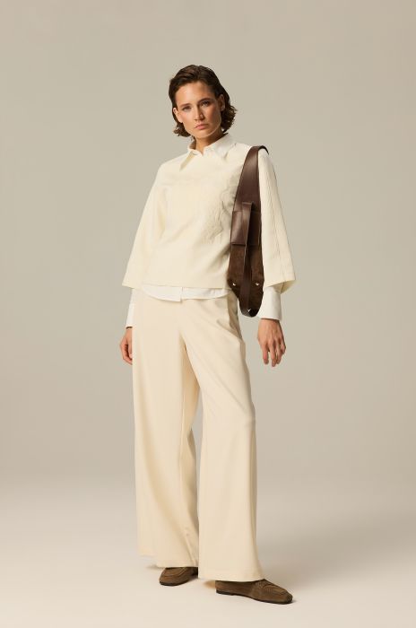Bluza z haftowanym motywem kwiatowym Solar Obraz 1