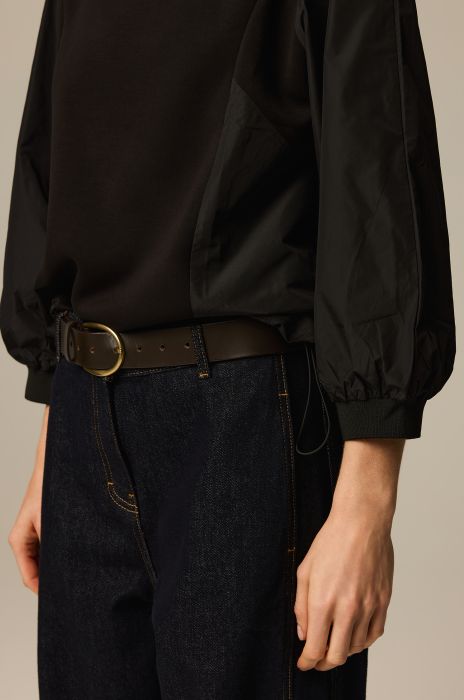 Bluza z bufiastymi rękawami Solar Obraz 3