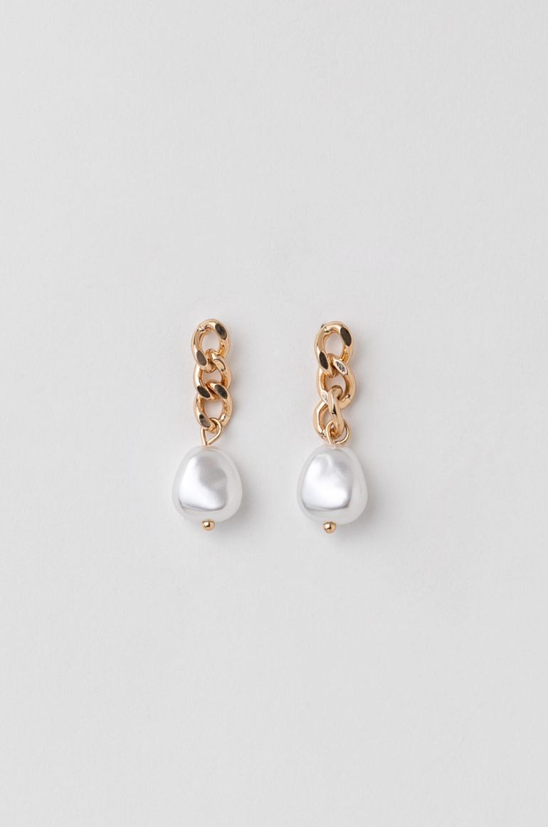 Kolczyki z imitacją perły