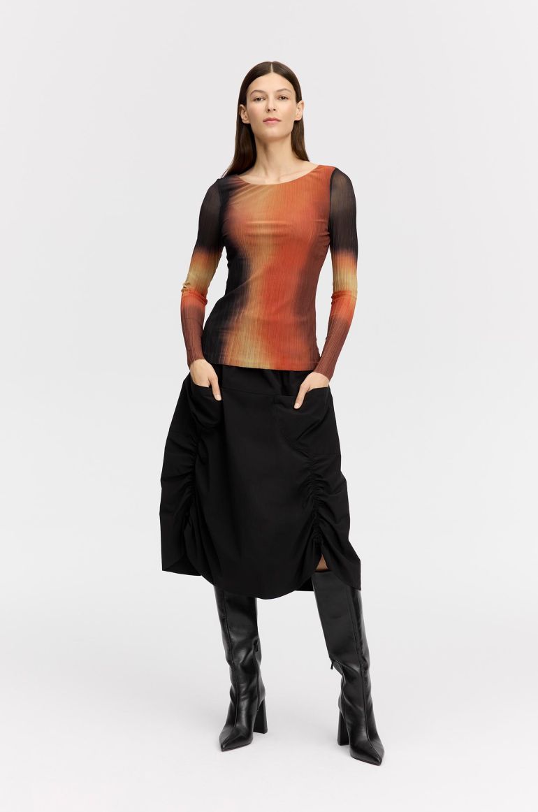 Bluzka z efektem tie dye