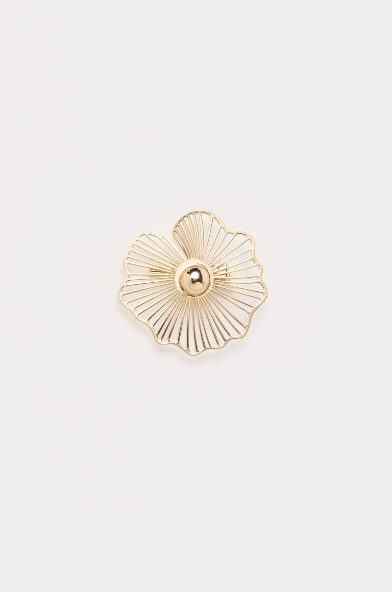Minimalistyczna broszka kwiat