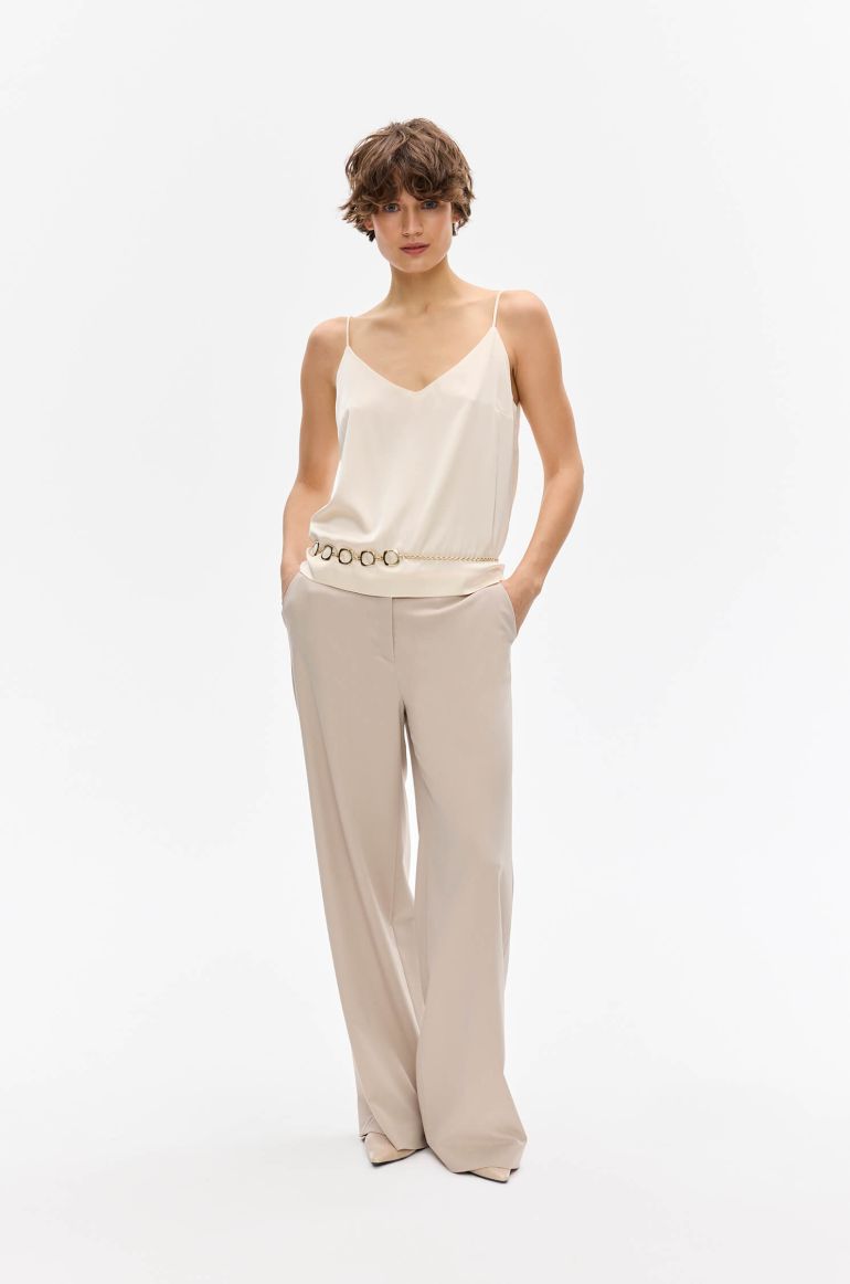 Satynowy top