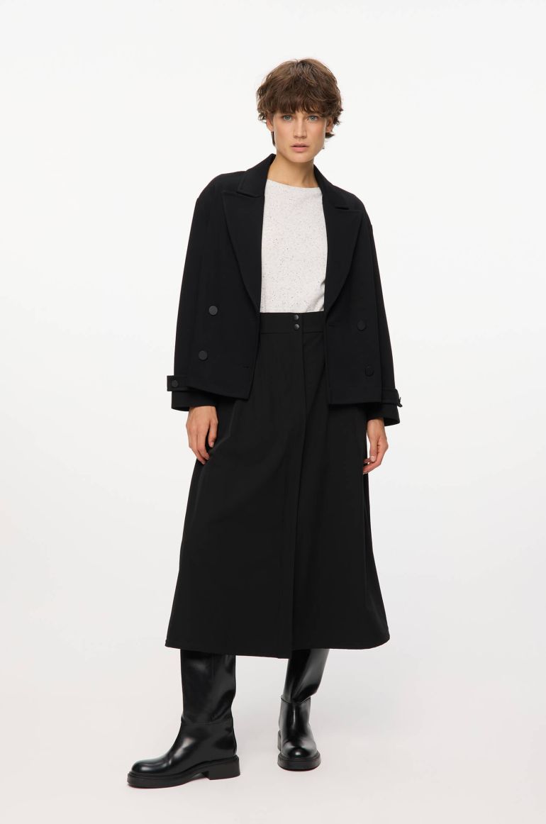 Spódnica trapezowa z zamkiem