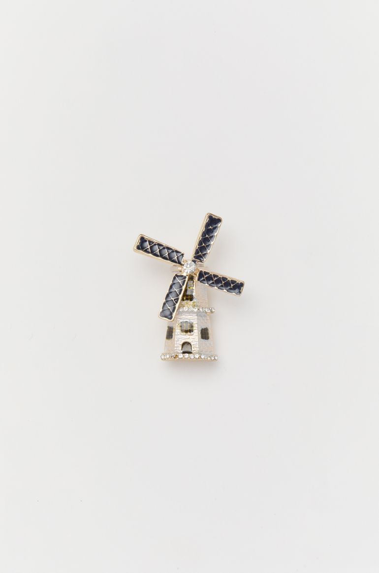 Broszka w kształcie wiatraka