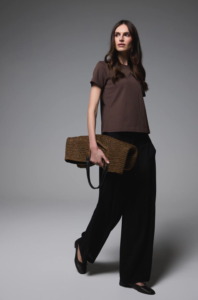 Bawełniana bluzka z logo solar