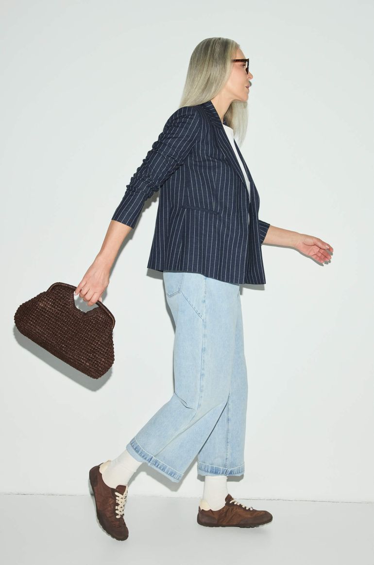 Pleciona torebka z uchwytem