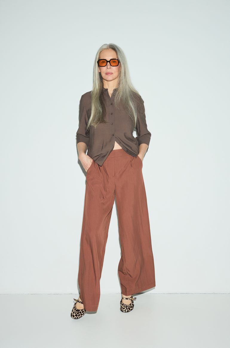 Spodnie w kolorze terakota