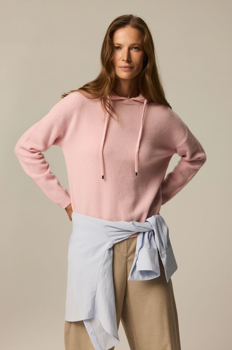 Sweter w stylu bluzy z wełny merino