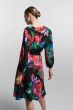 Sukienka z printem w róże Solar Obraz 4