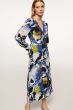 Kopertowa sukienka z printem Solar Obraz 2