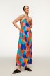 Kolorowa sukienka maxi Solar Obraz 1