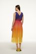 Sukienka midi z motywem tie dye Solar Obraz 4