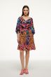 Sukienka z wiskozy w kolorowy print Solar Obraz 1
