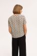 Wiskozowa bluzka w groszki Solar Obraz 3