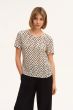 Wiskozowa bluzka w groszki Solar Obraz 1