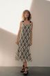 Sukienka ze strukturalno-ażurowej tkaniny Solar Obraz 6