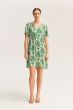 Wzorzysta sukienka mini z wiskozy Solar Obraz 1