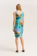 Trykotowa sukienka mini z printem Solar Obraz 4
