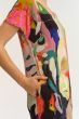 Sukienka trykotowa z kolorowym printem Solar Obraz 3