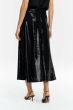 Rozkloszowana spódnica z cekinami Solar Obraz 4