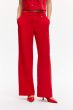 Czerwone spodnie typu wide leg Solar Obraz 2