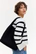 Czarna torba shopper Solar Obraz 1