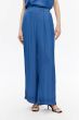Niebieskie spodnie wide leg Solar Obraz 2