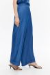 Niebieskie spodnie wide leg Solar Obraz 5