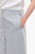 Popielate spodnie typu wide leg Solar Obraz 3