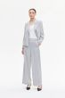 Popielate spodnie typu wide leg Solar Obraz 1