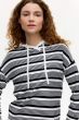 Bluza w poziome pasy Solar Obraz 2