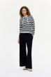 Bluza w poziome pasy Solar Obraz 1