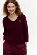 Strukturalny sweter marsala Solar Obraz 2