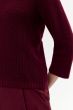 Strukturalny sweter marsala Solar Obraz 4