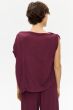 Top w kolorze marsala Solar Obraz 5