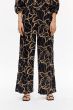 Czarne spodnie wide leg z haftem Solar Obraz 2
