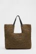Brązowa pleciona torba typu shopper Solar Obraz 1