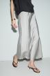 Srebrna satynowa spódnica Solar Obraz 2