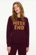 Dzianinowa bluza weekend z autorską aplikacją Solar Obraz 2